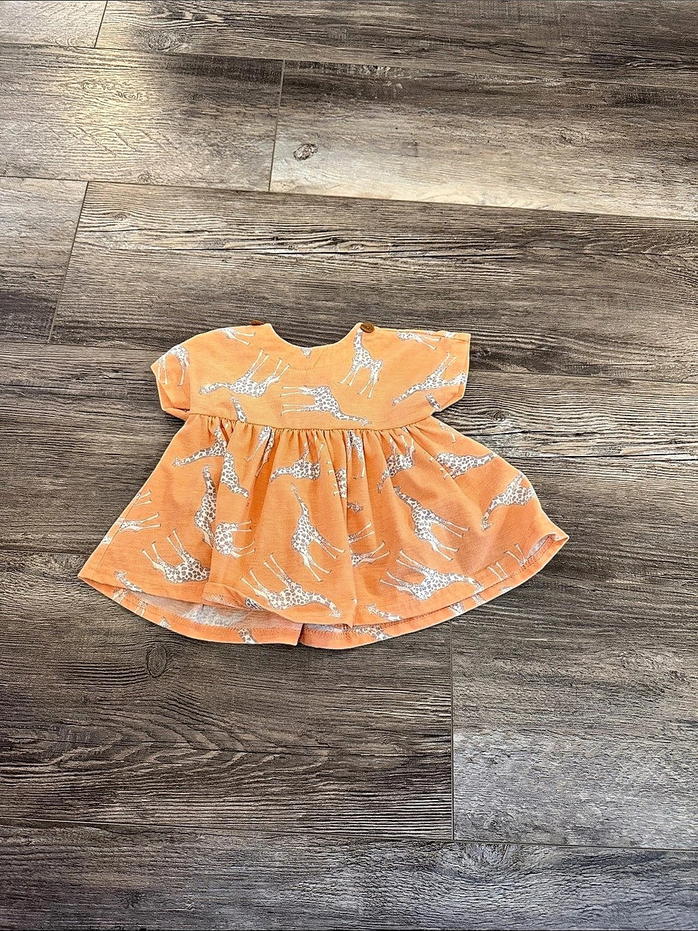 Jessica Simpson Baby Girls Animal Print Dress Size 3/6M Like New
